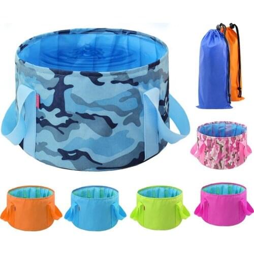 2021 Hot Foldable Basin Travel Camping Washbasin Bucket Fishing Folding Basin Bath Sink Washing Basket Spa Bath Bucket