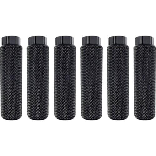 3 Pairs Aluminum Alloy Bike Pegs for Mountain Bike Cycling Rear Stunt Pegs Fit 3/8 Inch Axles