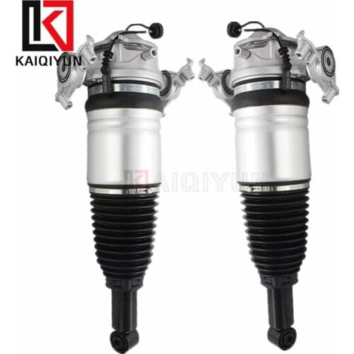 Pair Rear Left & Right Air Suspension Shock Absorber For Audi Q7 VW Touareg Porsche Cayenne 2011-2018 7P6616019K 7P6616020K