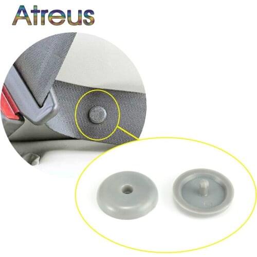 2sets Car Retainer Seatbelt Stop Button for Audi A4 B8 B6 B5 B7 B9 A3 8P 8V 8L Q5 Q7 A5 A6 C6 Suzuki Swift Jimmy Citroen C5 C4