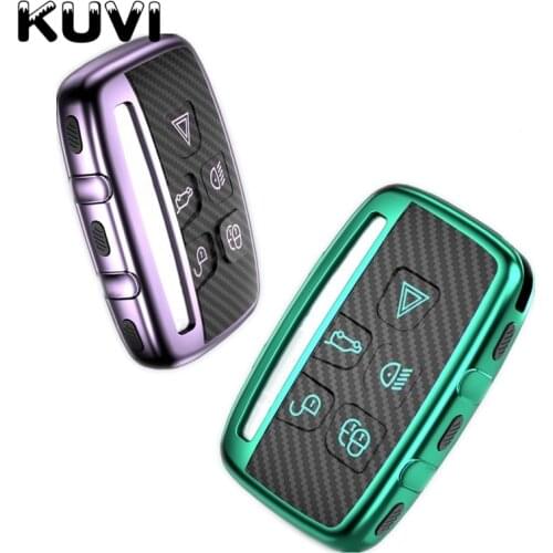 Car Key Cover Key Case Bag For Land Rover RANGE ROVER SPORT Freelander 2 DISCOVERY 4 Evoque for Jaguar XE XJ XJL XF key cover
