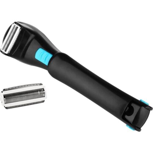 Electric Back Hair Shaver Hair Removal Body Shaving Tool Battery Powered