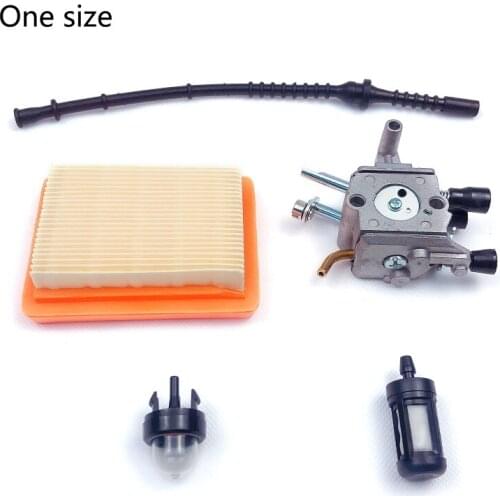 Carburetor Kit for stihl FS400 FS450 FS480 String Trimmer Brush Cutter Fuel Line B2QB