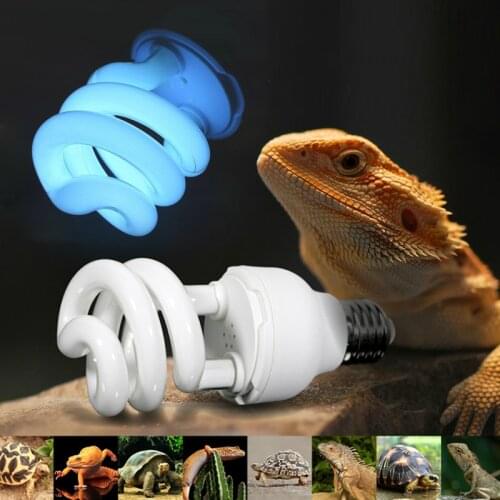 Reptile Compact Fluorescent Vivarium Lamp Light UVB 5.0 UVA UV 13W E27 Screw Light P415
