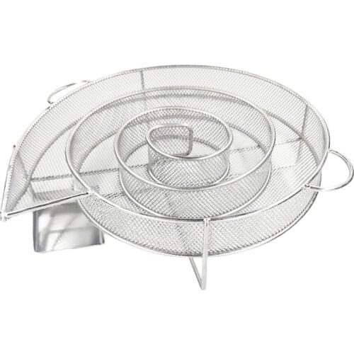 Cold Smoke Generator For BBQ Grill Or Smoker Wood Dust Hot And Cold Smoking Salmon Meat Burn Cooking Stainless Bbq Tools