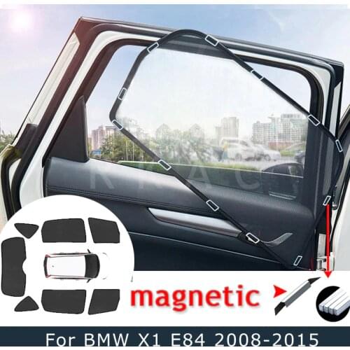Car Windows Magnetic Sunshade For BMW X1 E84 2008-2015 1st Generation Auto Sun Visor Curtains Protection