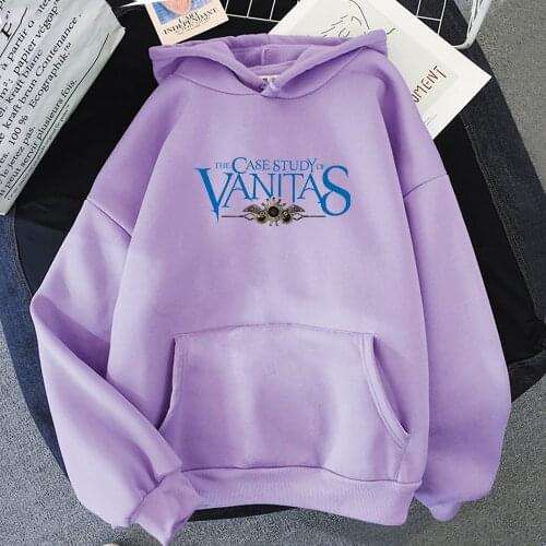 Kawaii Japan Anime The Case Study Of Vanitas Logo Hoodie Men Harajuku Manga Vanitas Noe Oversized Streetwear Women Sweatshirts