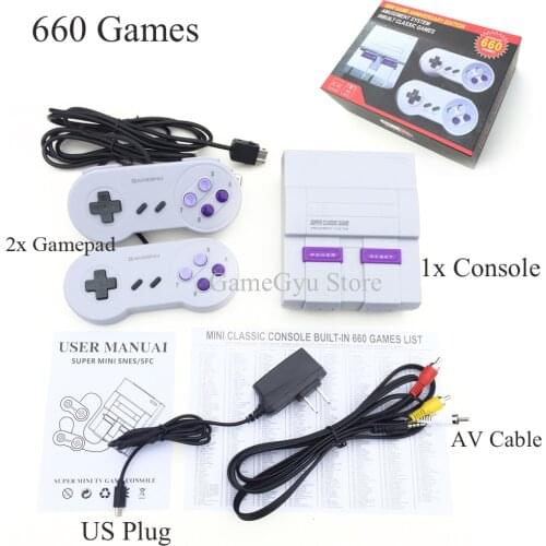 Mini Retro Video Game Console for NES 8 bit for Entertainment System Built-in 660 Games Family video Game console D20