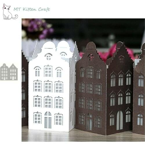 MT Craft Metal Cutting Dies Building lanterns Scrapbooking Photo Album Decorative Embossing Paper Card Making Crafts Die Cut