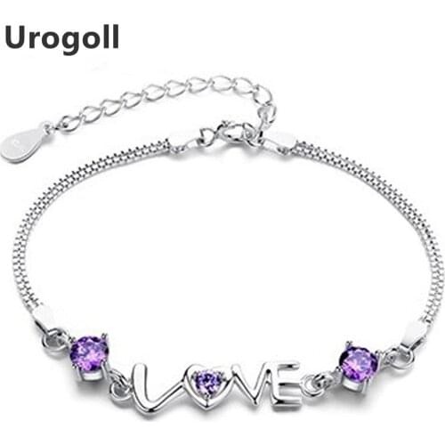 Genuine S925 Sterling Silver Fine Jewelry Trendy Zirconia Bracelets For Women Anniversary & Party Silver 925 Jewelry Gifts