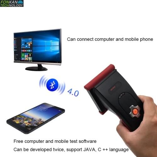 FONKAN Bluetooth UHF rfid reader ISO-18000-6C/6B RF 2-3M Tag Reader Handheld Bluetooth Reader provid demo software and SDK