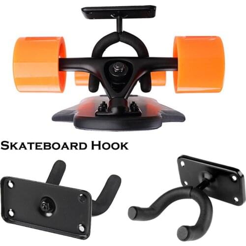 Skateboard Hanger Wall Mount Sponge Hook Skateboard Storage Display Rack Longboard Display Rack Hanger Skateboard Accessories