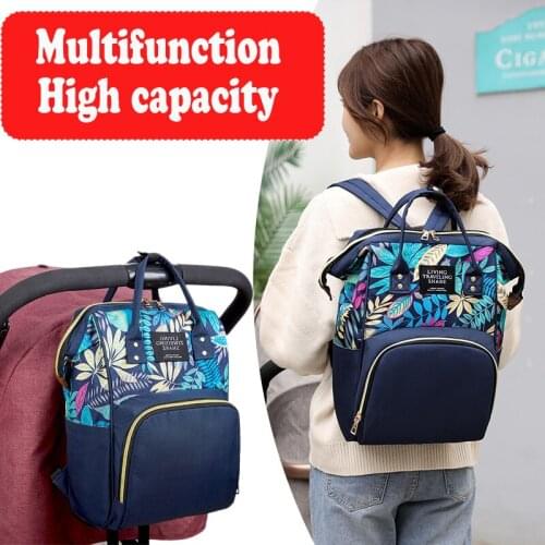 Baby Diaper Bag For Mummy Fashion Maternity Nappy Bag Backpack Weaterproof Baby Trave Stroller Bags For Moms Changing Bag