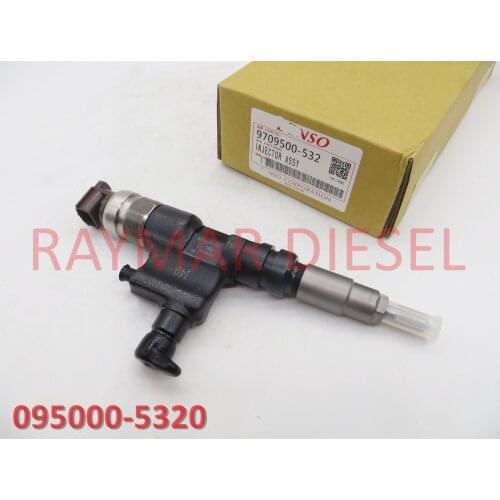 Genuine common rail fuel injector 095000-5320, 095000-5321, 095000-5323 for Coaster 23670-78030, 23670-78031