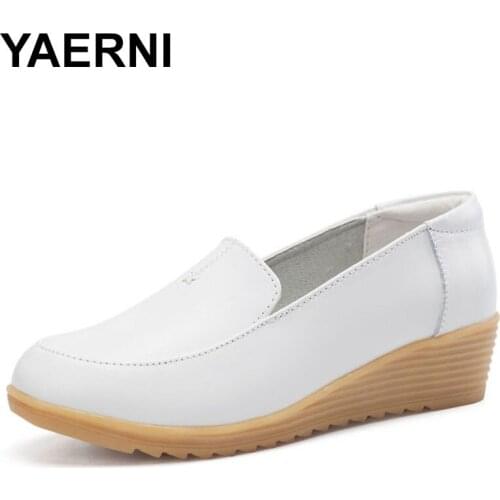 YAERNI Leather Pumps