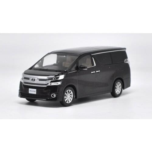 1:30 Diecast Model for Toyota Alphard VELLFIRE Dark Blue MPV Alloy Toy Miniature Collection Gifts