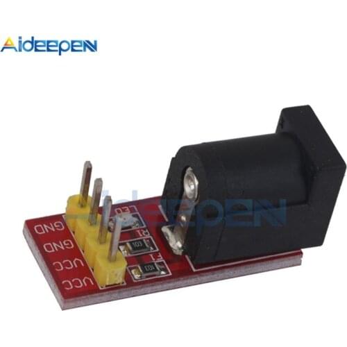 2Pcs/lot 5.5mmx 2.1mm DC Jack Socket Plug Power Supply Module DC Power Adapter Board 5.5 x 2.1mm Connector For Arduino