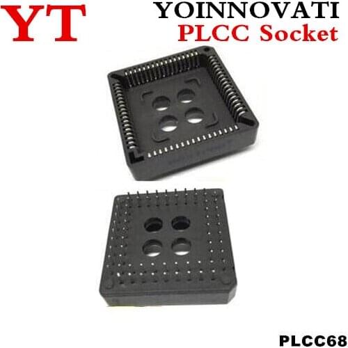 25pcs/lot PLCC Socket,68 Pin PLCC Socket PLCC68 Best quality