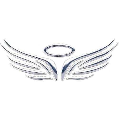 3D Angel Fairy Wings Car Auto Truck Logo Emblem Badge Decal Sticker 3 Colors