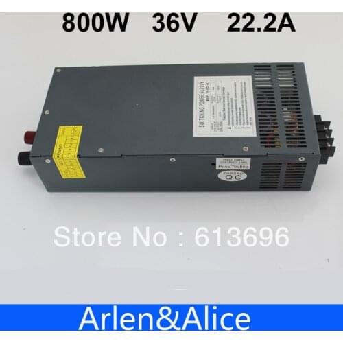 800W 0V TO 36V 22.2A Single Output Switching power supply AC to DC 110V or 220V