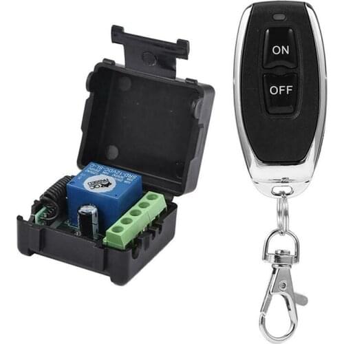 433MHz RF Wireless Remote Control Switch Transmitter for Garage Door Motor Control System DC 12V 1CH Receiving Relay Controller