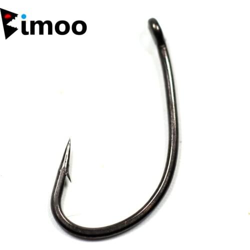 Bimoo 20pcs/pack #2 #4 #6 #8 Coating Carp Hooks High Carbon Steel Carp Fishing Hooks