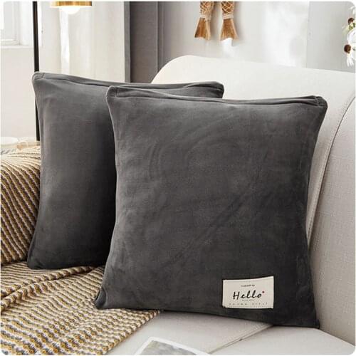 Velvet Cushion Cover Pillow Cover Pillowcase Green Yellow Pink Blue Home Decorative Sofa Throw Pillows Cover