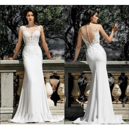 LEADERBRIDALS Mermaid Silhouette Wedding Dresses