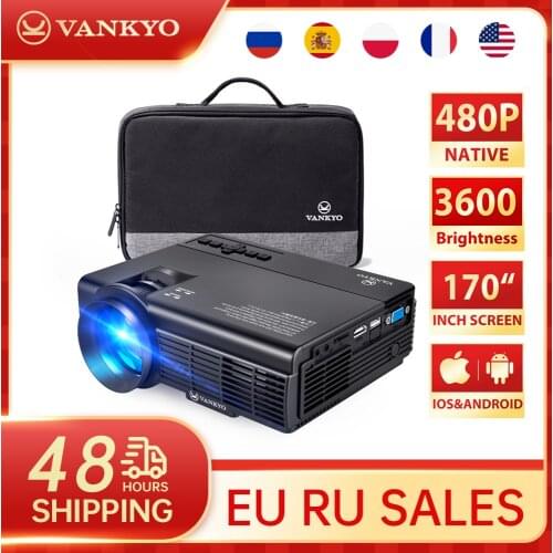 VANKYO Leisure 3 Mini Projector Support 1920*1080P 170 Inch Portable mini Projector Connect with IOS/Android
