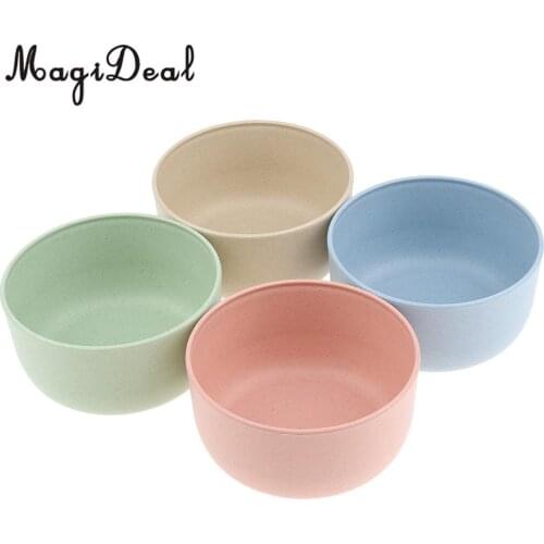 MagiDeal 4pcs Outdoor Camping Picnic Bowl Anti Scald Tableware Assorted Color Dish