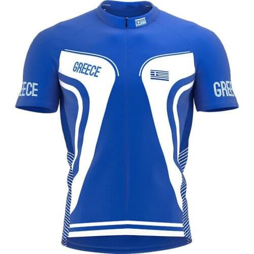 2021 New GREECE More style Men And Women classic cycling team short sleeved bike Road Mountain Race Clothing Maillot bike jersey