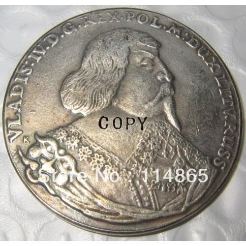 Poland : 1636 Talar - VLADISLAW IV - Rex Polonia COPY -replica coins medal commemorative coins