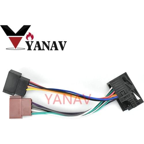 12-103 ISO Radio Adapter for BMW 1987+ (select models)/for LAND ROVER 2001+ Wiring Harness Connector Lead Loom Cable Plug