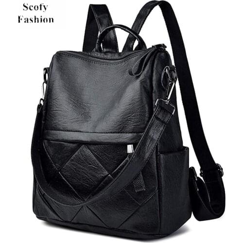 Женские мягкие рюкзаки SCOFY FASHION China At AliExpress