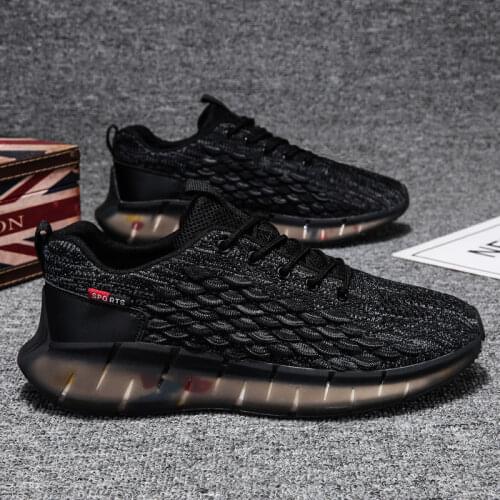 Mesh breathable mens shoes summer new wild deodorant flying shuttle coconut shoes sports casual mens run shoes mens sneakers