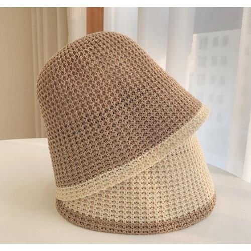Womens Sun Hat Soft Roll Up Design Cotton Wear-resistant Bucket Cap Fashion Outdoor Panama Bucket Hat For Men Women hip hop cap