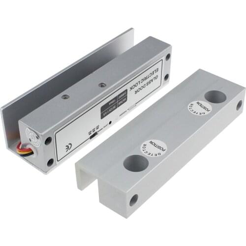 High Quality Acess Control System For Fully Frameless DoorDC12V Door Status Output NO/COM XM-600 Electric Mortise Lock
