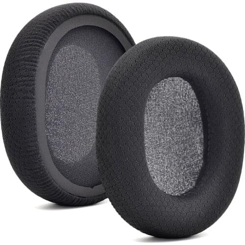 Replacement Fabric Ear Pads Earpad Ear Cushion for -KINGSTON -HyperX Cloud CORE / Cloud II headphones High Quality and Brand New