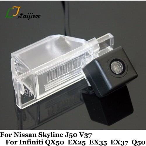For Nissan Skyline Crossover J50 V37 Auto Reverse Camera / HD CCD Night Vision Car Rear Backup Camera For Infiniti EX QX50 Q50