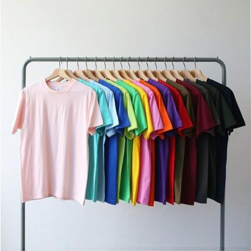 2020 100% Cotton Summer Basic T Shirts O-Neck NEW Women Short Sleeve Couples T Shirt Harajuku Casual Tops Women Summer Tees K737