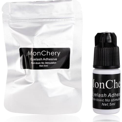 1 Pcs Quick Dry Dark-Black Grafting False Eyelashe Glue Waterproof Eyelash Cosmetic Tools Extensions Glue for False Eyelash 5ml