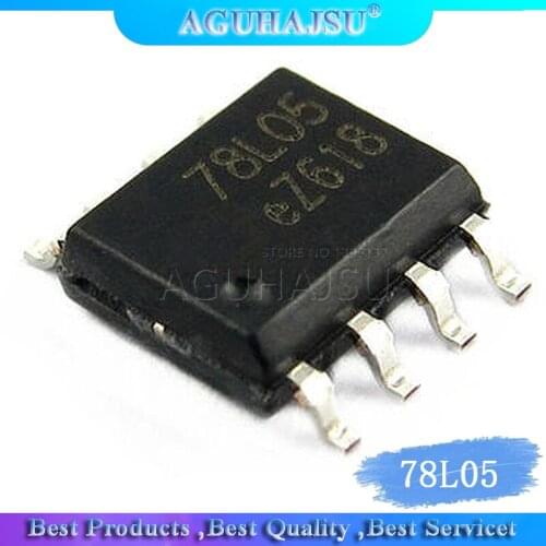 10pcs/lot SMD 78L05 p regulator 0.1A + 5.0V SOP8 original authentic