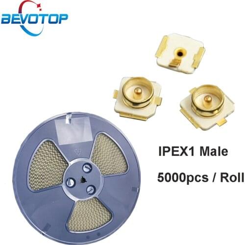 3000~5000pcs/pack uFL u.FL IPX IPEX1 / IPEX3 / IPEX4 MHF4 Male Plug PCB Soldering Panel, IPEX PCB RF Wire Connector