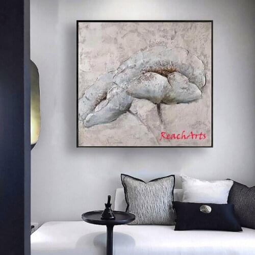 Home Decoration Accessories For Bedroom Modern Floral Wall Art Handmade Paintings Knife Picture Nice On Canvas Large Hot Sale