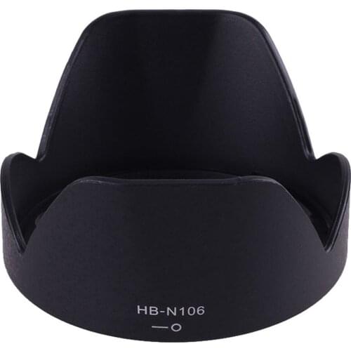 Camera Lens Hood HB-N106 55mm Bayonet petal Reversible Lens hood suit for Nikon AF-P DX 18-55mm f/3.5-5.6G VR Lens