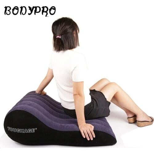 OMYSKY Inflatable Sex Sofa Bed Furniture Couples Love Sex Chair Pillow Adult Sex Furniture Adult Couples Games Stimulate Sex Toy