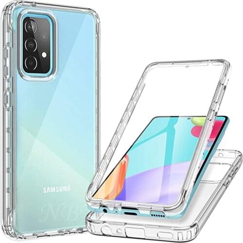360 PC+TPU Cases For Samsung Galaxy A01 M01 A11 A21S A31 A41 A51 A71 A12 A42 A02S A02 A32 4G A52 A72 M11 M21 M30S M31S M51 Cover