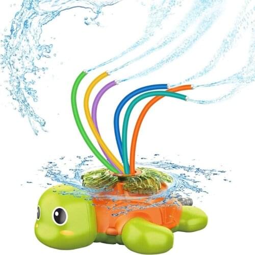 Water Sprinkler Toy Outdoor Lawn Backyard Toy Water Squirting Beach Sand Toy Swimming Pool Summer Toy Toddler Gift 4+ 69HE