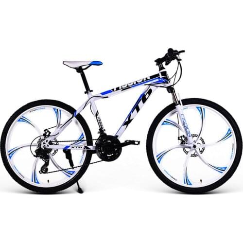 24/26 Inch Mountain Bike 21/24/27/30 Speed Variable Speed Double Shock Adult Student Off-road Racing