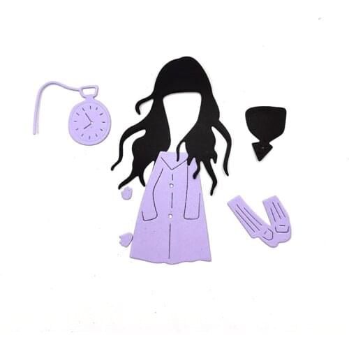 Julyarts Girl Craft Dies Scrapbook Album For DIY Scrapbooking Album Decorative Paper Cards Craft Engraving Die Cuts